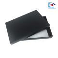 China Hersteller benutzerdefinierte schwarz elegante Design Kleidung Verpackung Papier Box